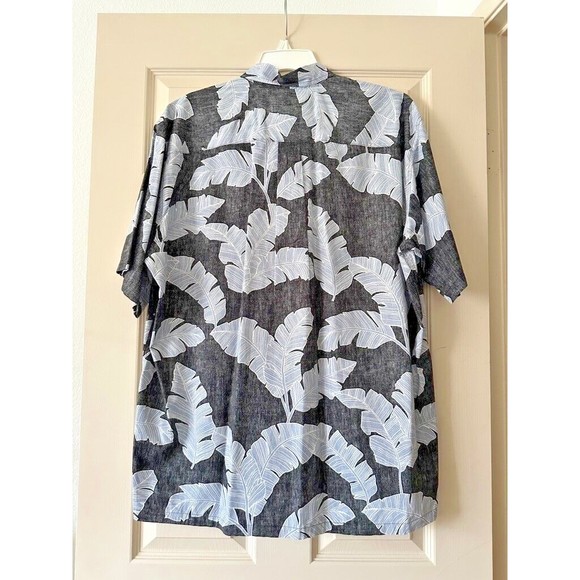 Cooke Street Honolulu Hawaiian Button Up Short Sleeve Shirt Cotton Pocket Men XL - Picture 9 of 10